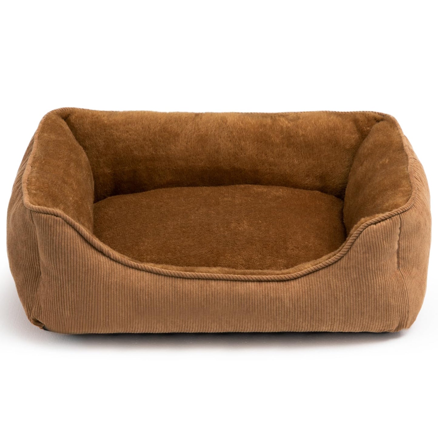 Pawry Soft Pet Bed for Cats & Puppies – Breathable Comfortable Sleeping Cushion 55cm (Brown)